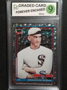 2026 Topps Series 1 1991 Topps Baseball Shoeless Joe Jackson Silver Crackle